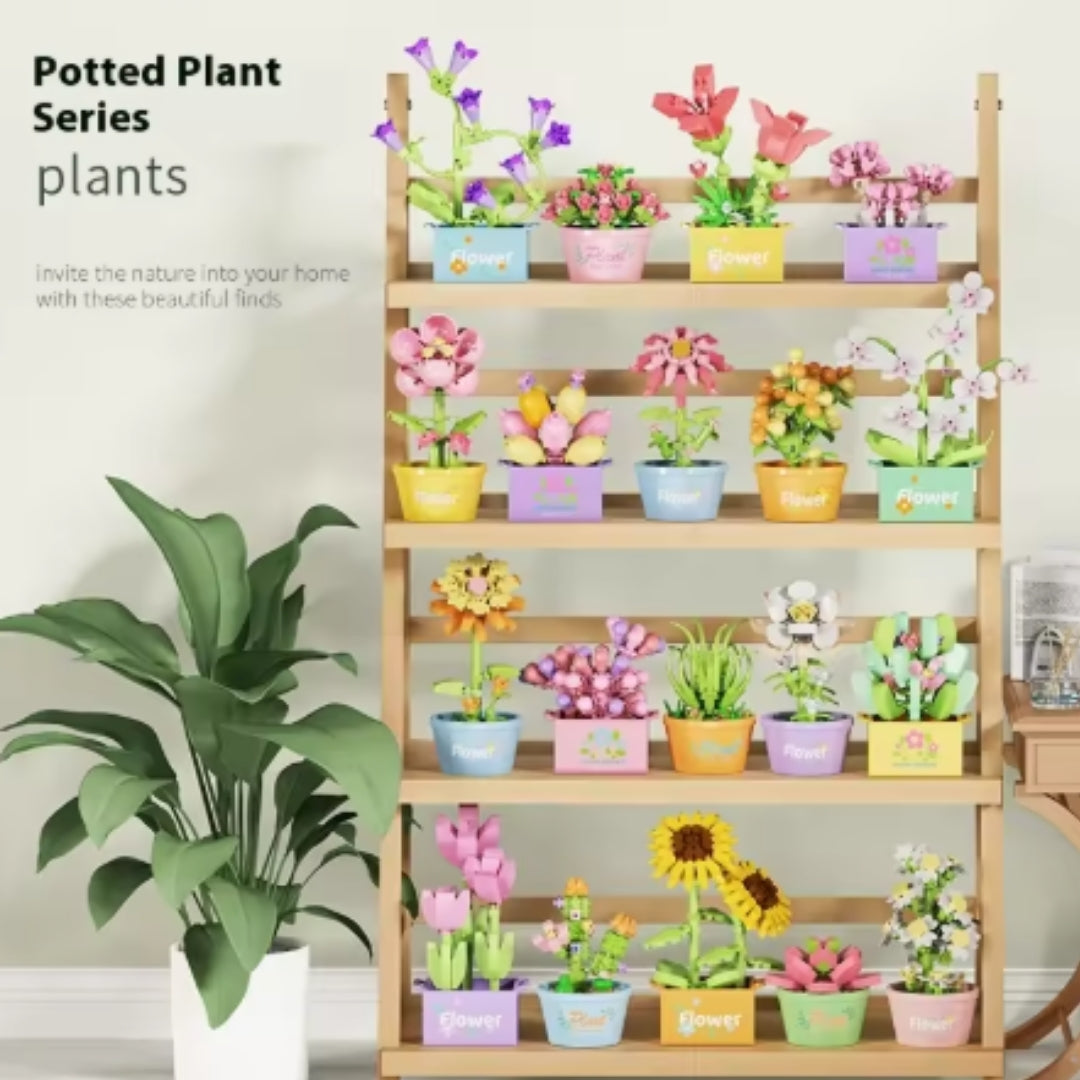 Models Potted Plant Building Blocks