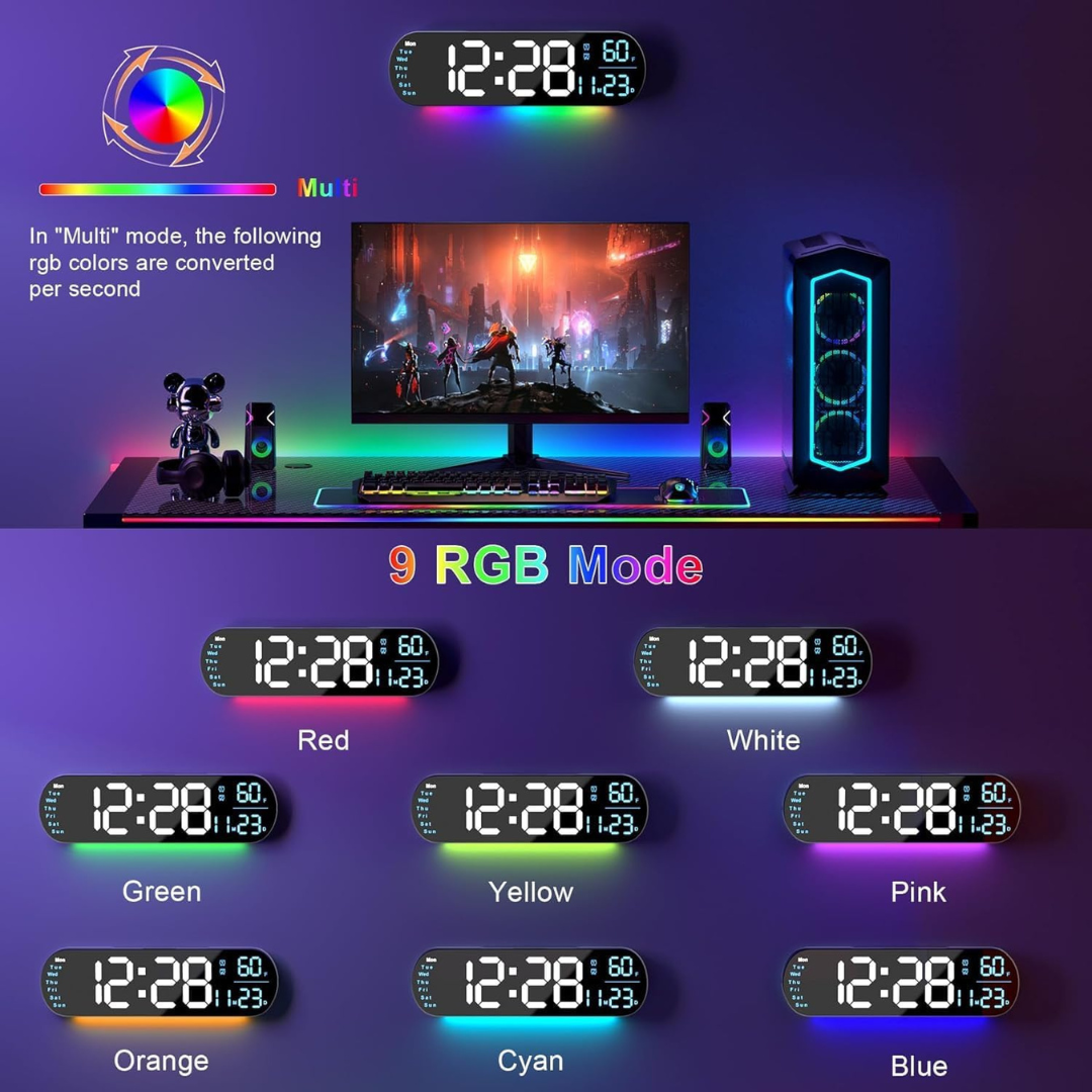 Digital Wall Clock