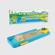 Children's toy frog bowling ball
