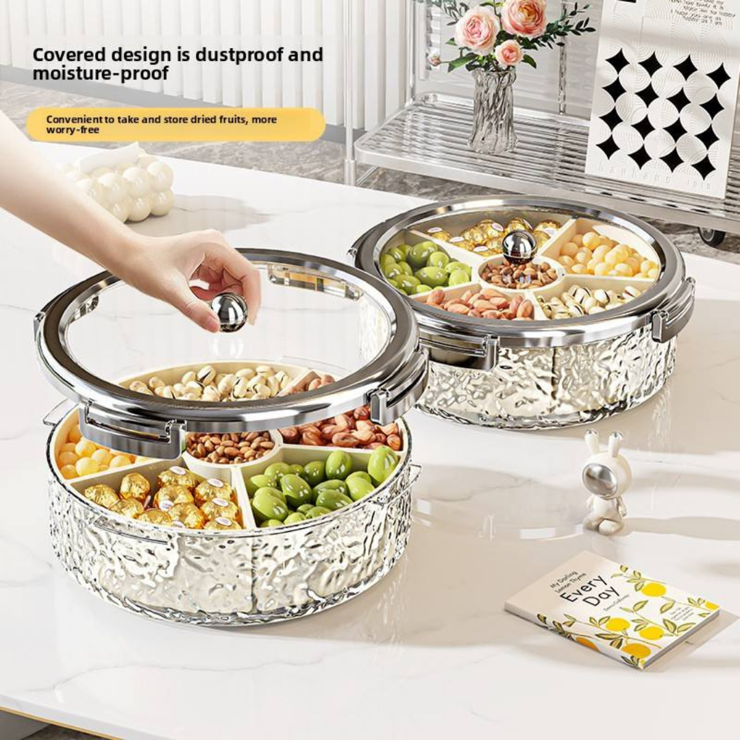 Water Ripple Dried Fruit Plate