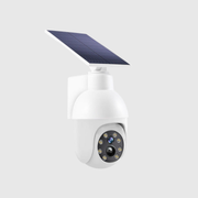 Solar-Powered Surveillance Camera Light