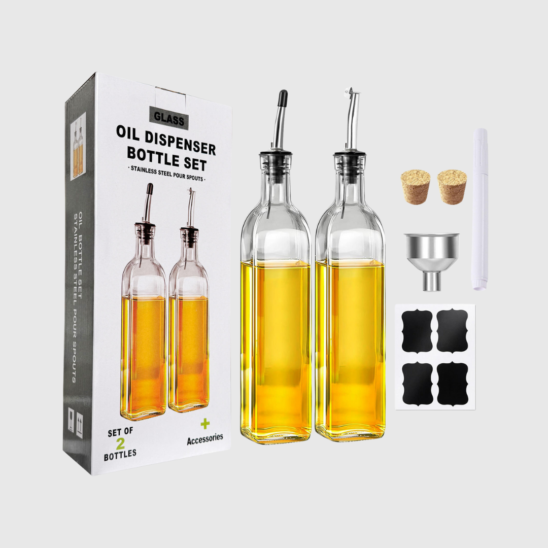 Oil Dispenser Bottle Set