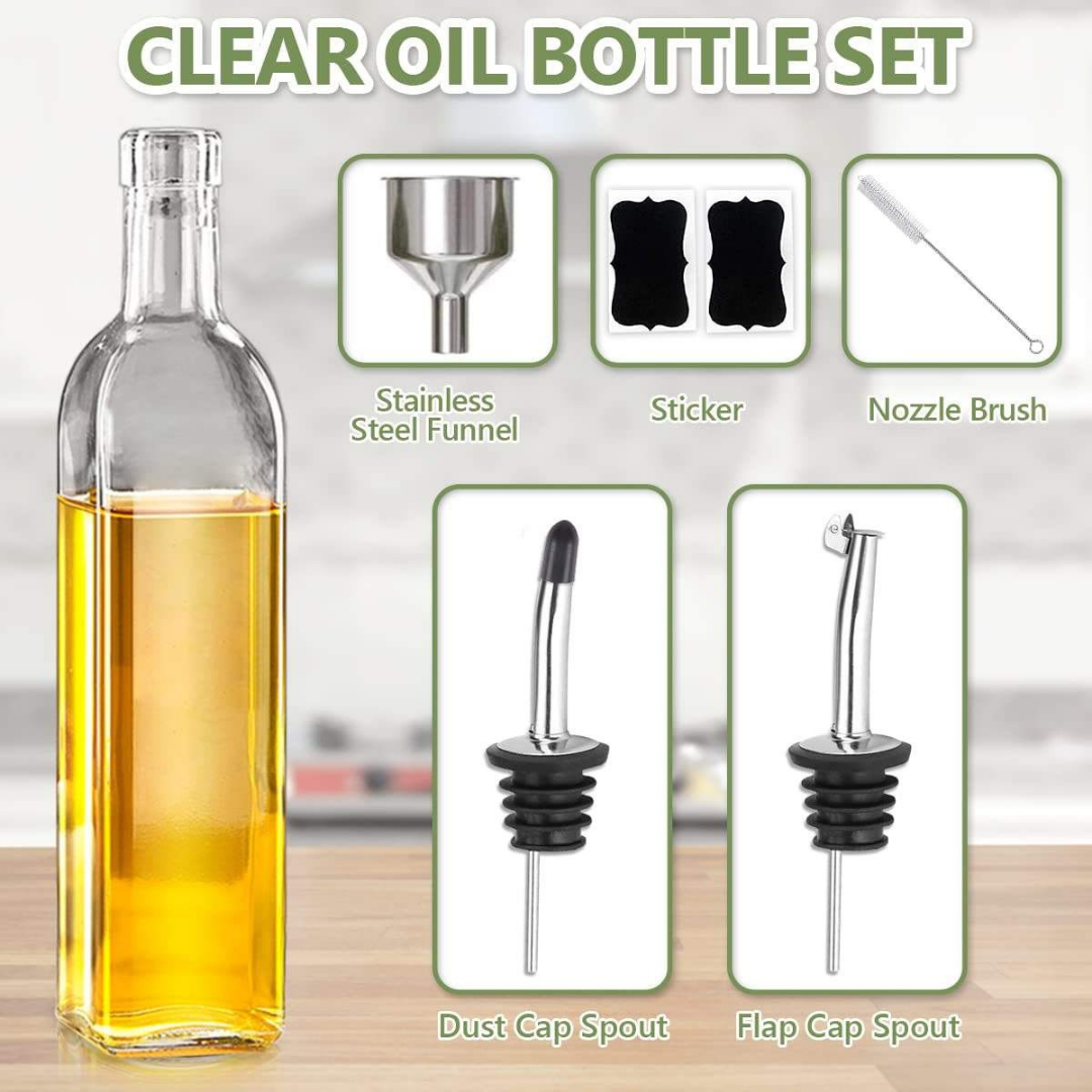 Oil Dispenser Bottle Set