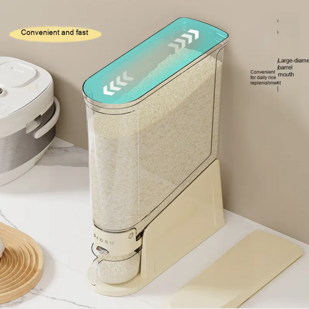 10kg Press Top Rice Container