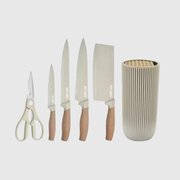 6 Piece Kitchen Knife Set