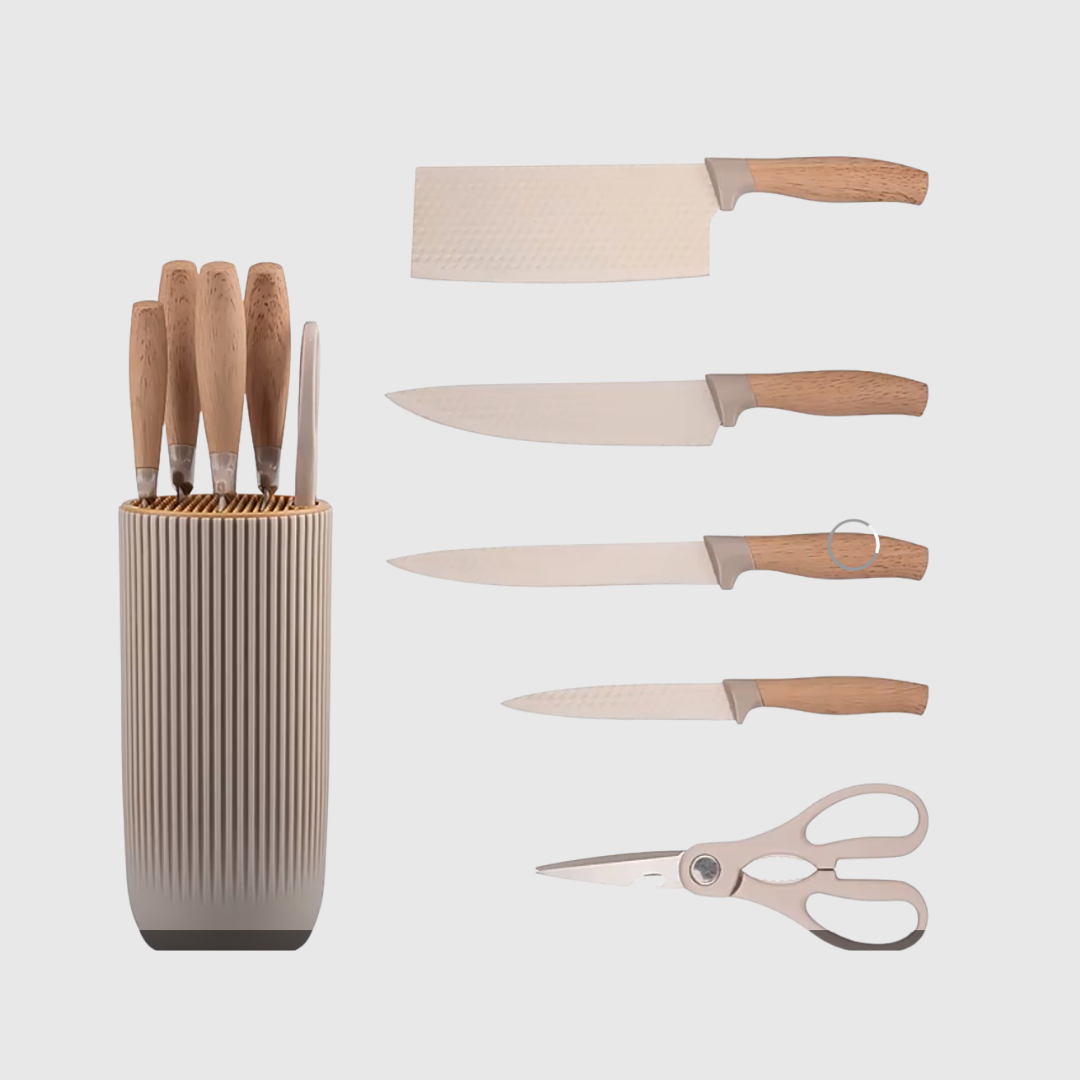 6 Piece Kitchen Knife Set