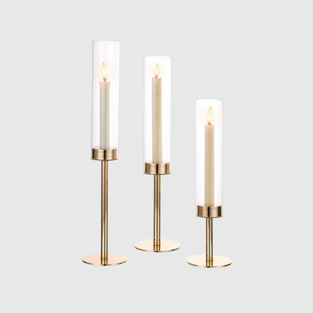 Three-Piece Candle Holder Set