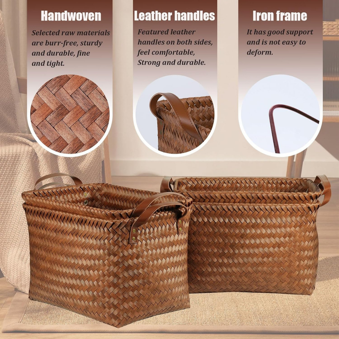 Woven Storage Basket (1 Pcs)