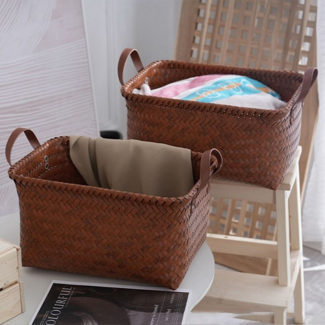 Woven Storage Basket (1 Pcs)