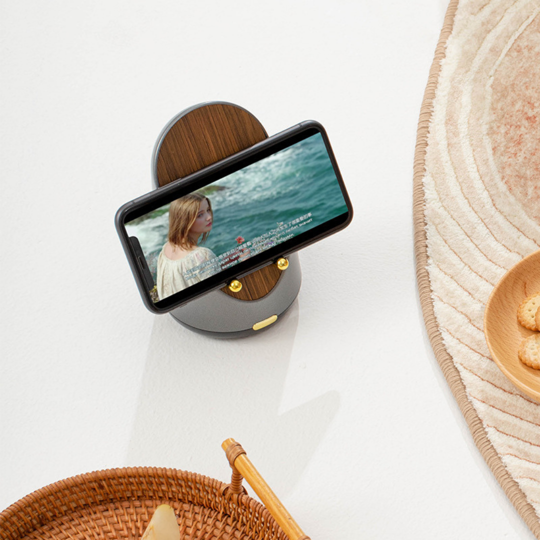Vintage Wooden Wireless Bluetooth Stereo