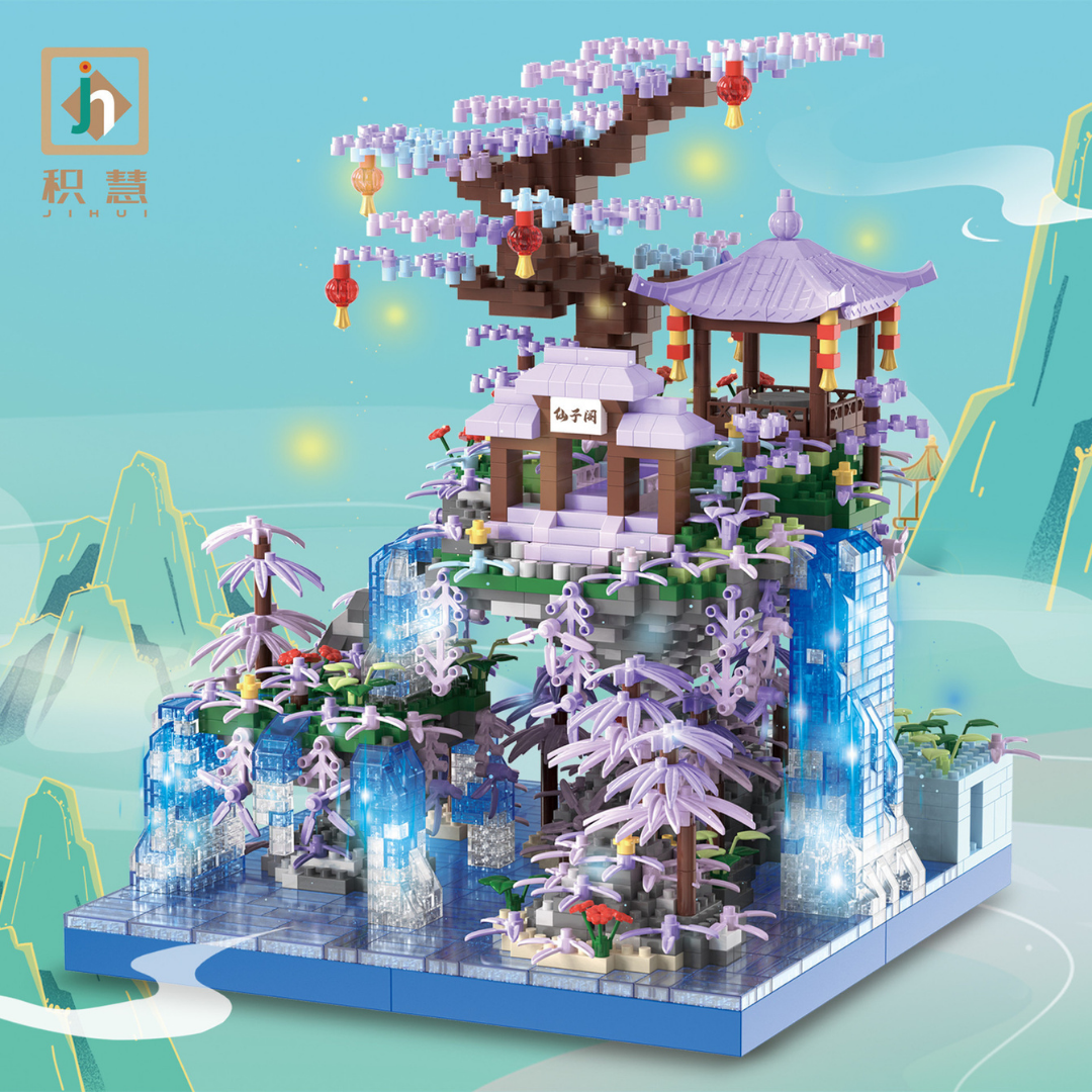 Building Block Guanghan Fairy Pavilion
