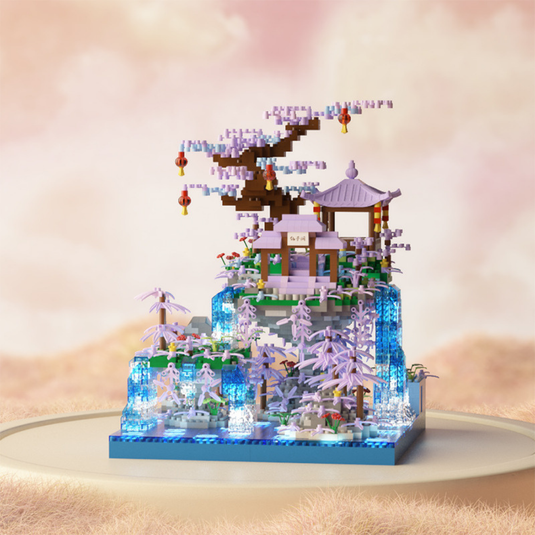 Building Block Guanghan Fairy Pavilion