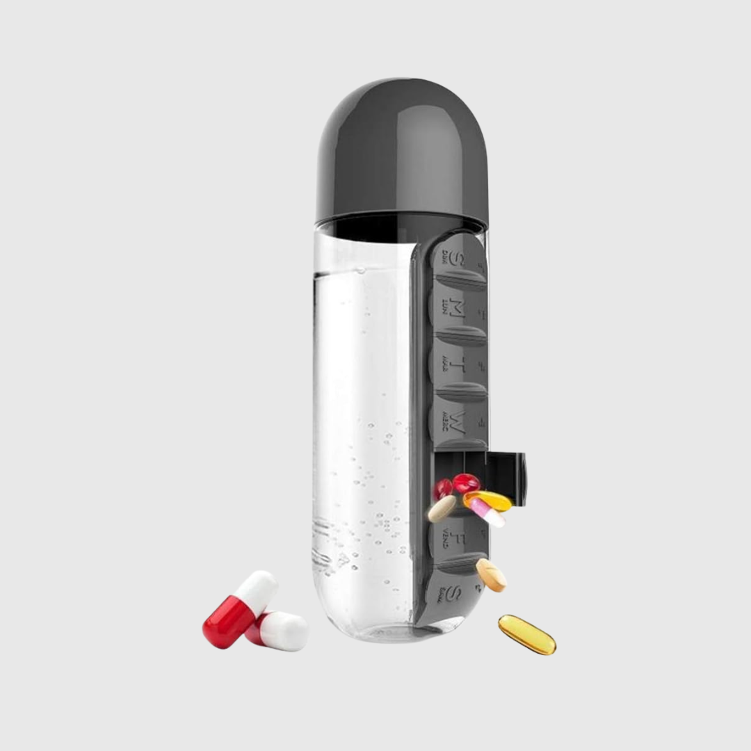 Water Cup With Medicine Box