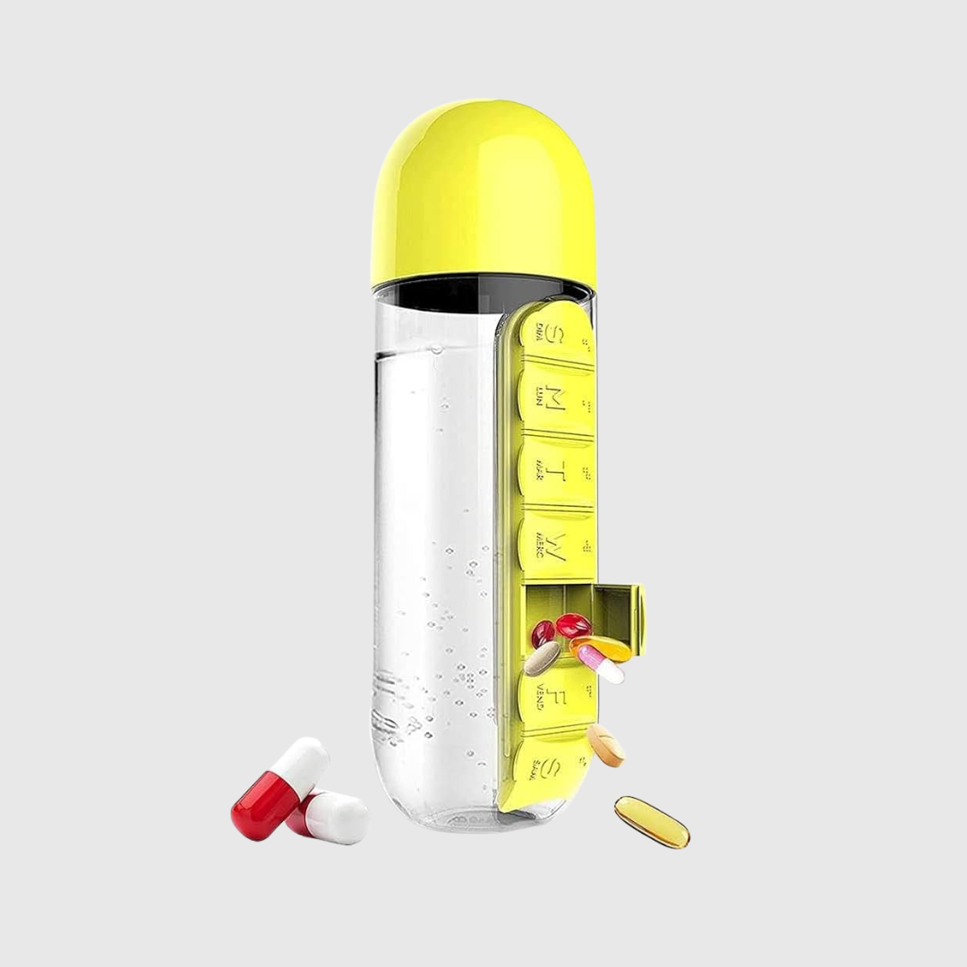 Water Cup With Medicine Box