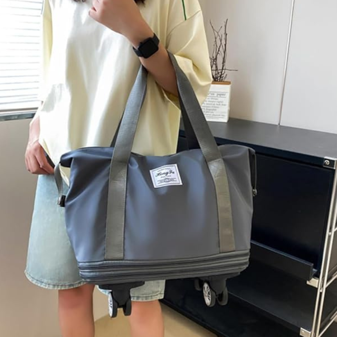 Large Capacity Swivel Wheel Travel Bag