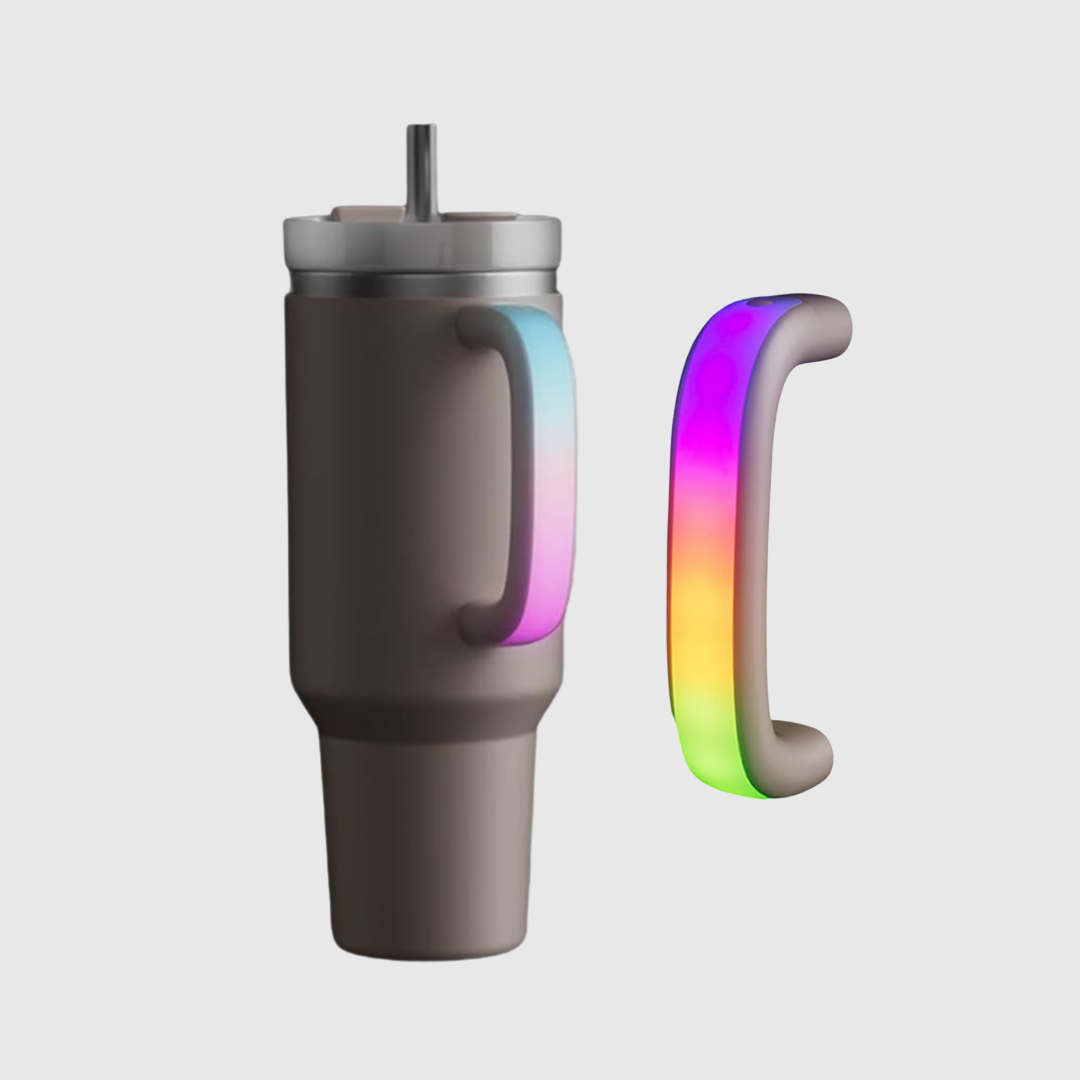 Glowing Water Bottle and Handle
