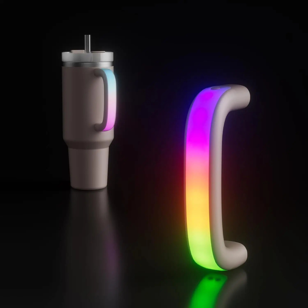 Glowing Water Bottle and Handle