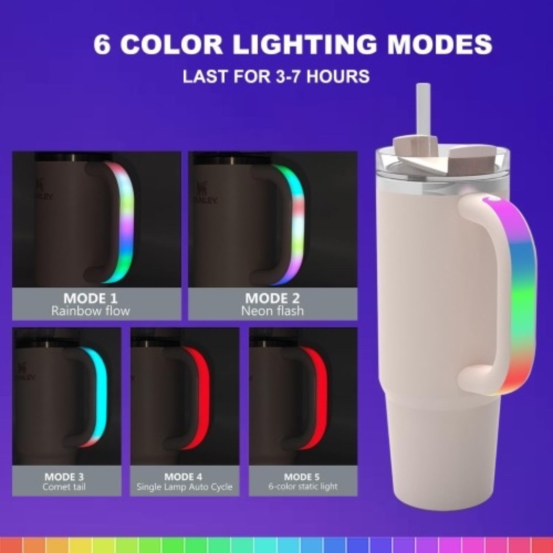 Glowing Water Bottle and Handle