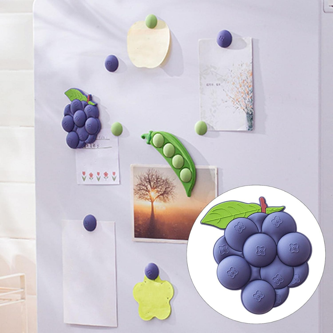 Blueberry Fridge Stickers
