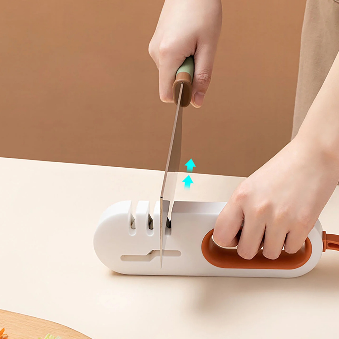 Kitchen Sharpener Four Slot Design