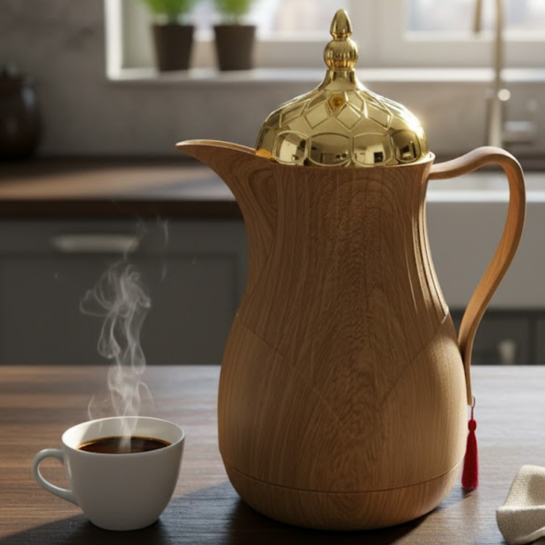 Vacuum Flask Jug 2025a 1.0l Wood Grain