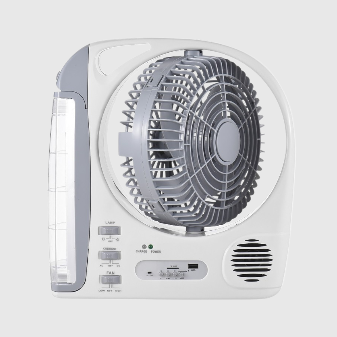 8-inch Solar USB Charging Fan