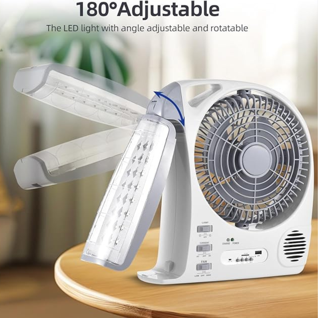 8-inch Solar USB Charging Fan