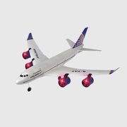 3 Channel Gliding Airplane