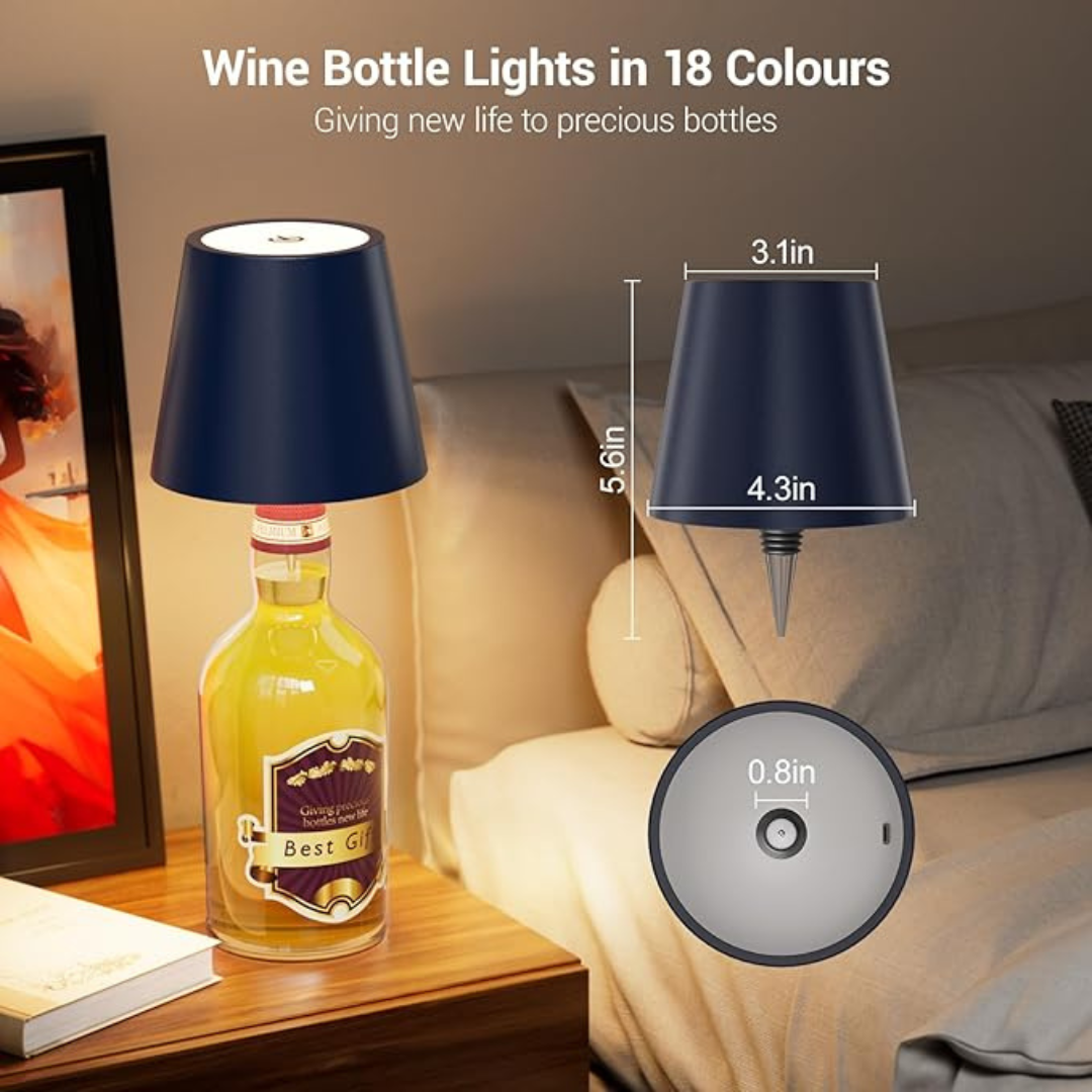 LED Bottle-Shaped Table Lamp