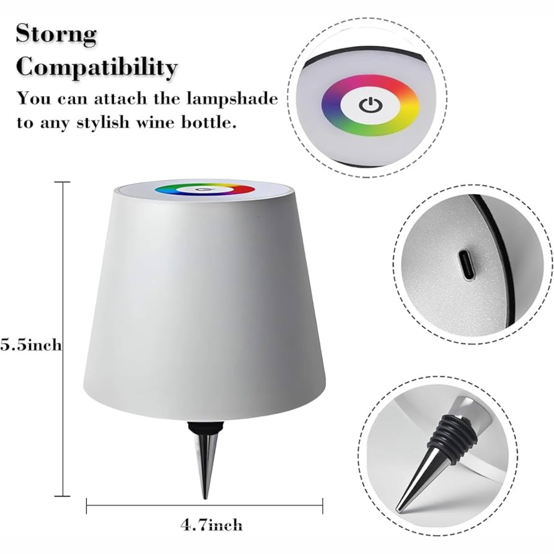 LED Bottle-Shaped Table Lamp