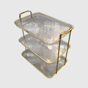Layer Rectangle Transparent Serving Tray