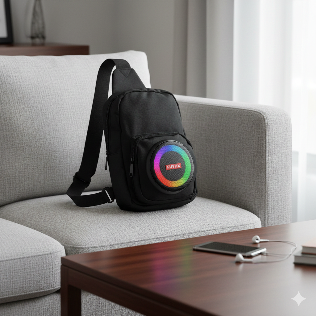 Multi-function backpack bluetooth speaker
