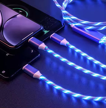 Flowing Light Cable Charger 3 in 1