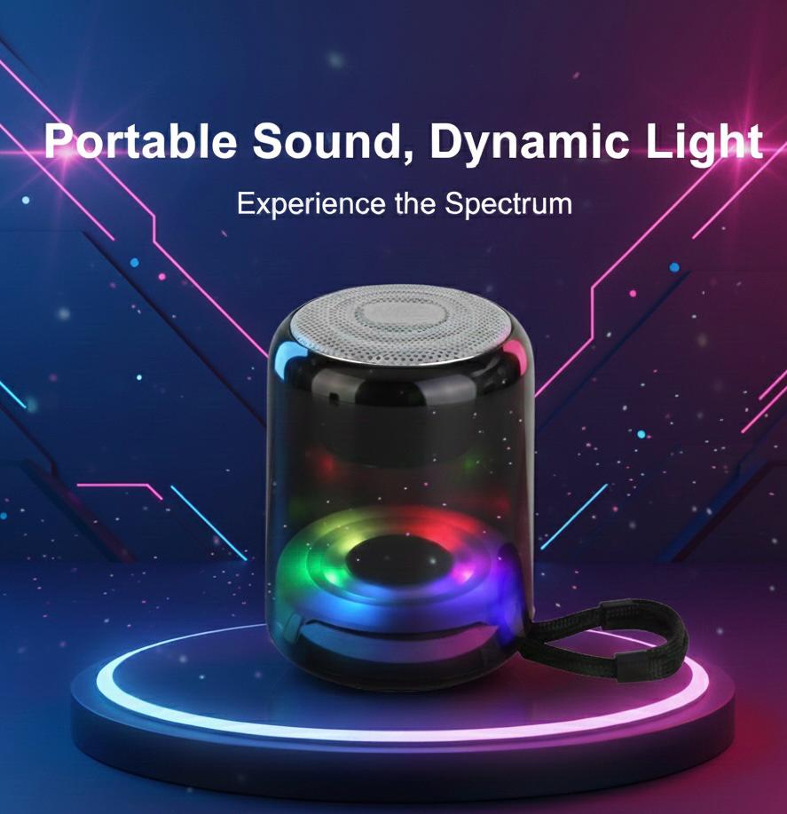 Portable LED Flashing Light Wireless Speaker TG314