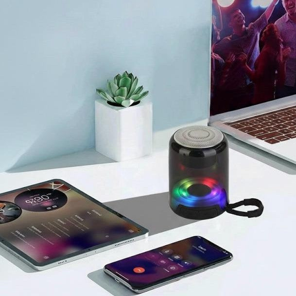 Portable LED Flashing Light Wireless Speaker TG314