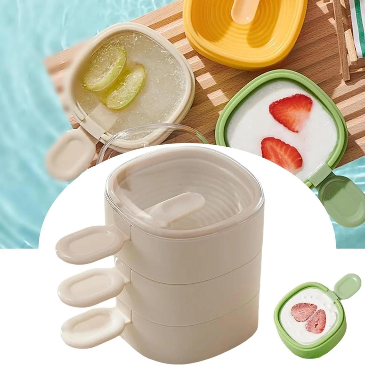 3 Pcs Ice Cream Mold