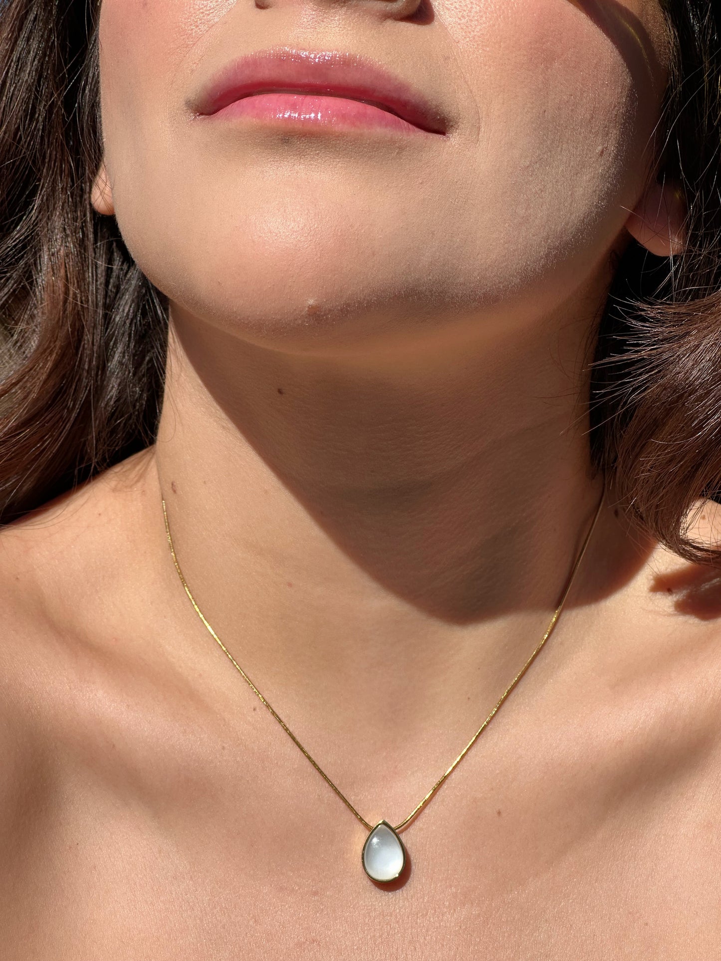 Collar GOTA DE LUZ | Joyería fina chapada en oro 18k