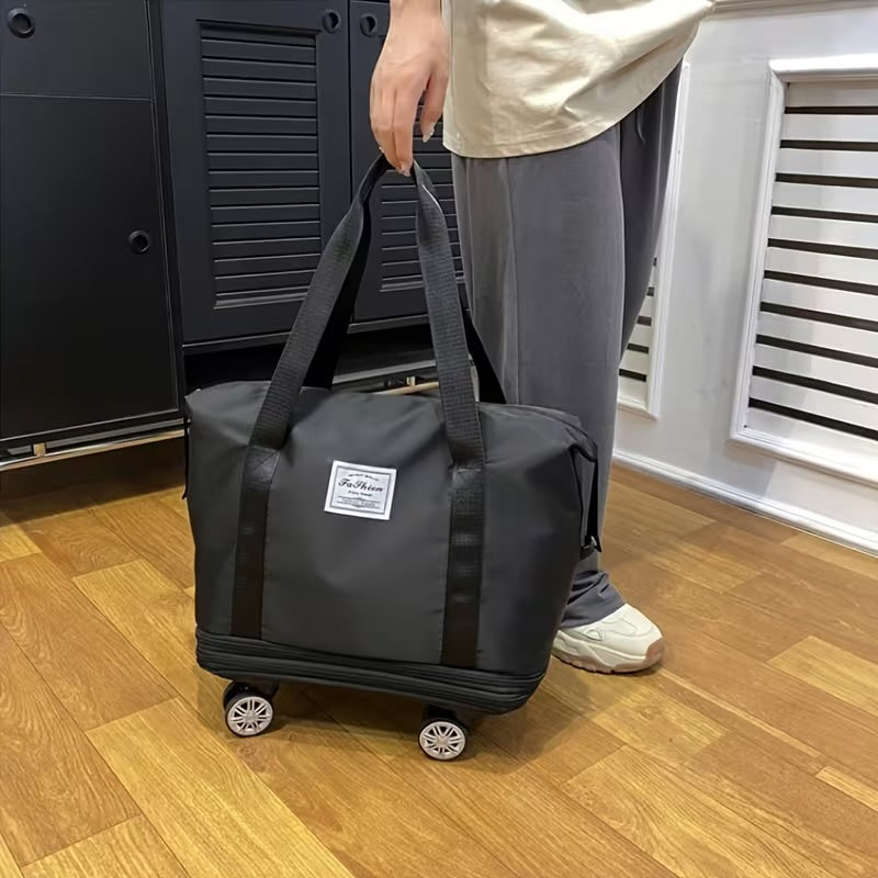 Large Capacity Swivel Wheel Travel Bag