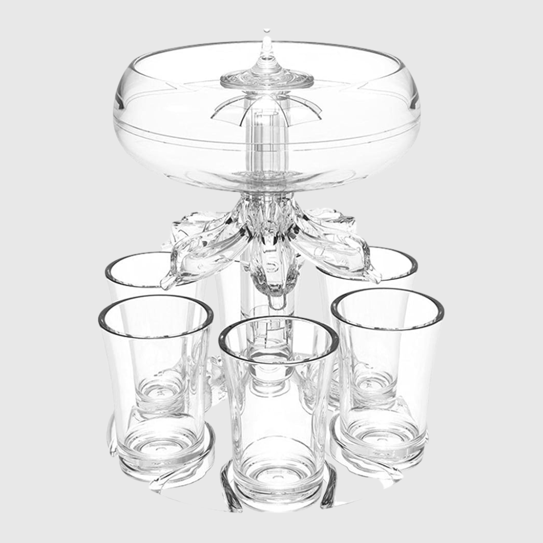 Rotatable Plastic Bucket With 4Cups