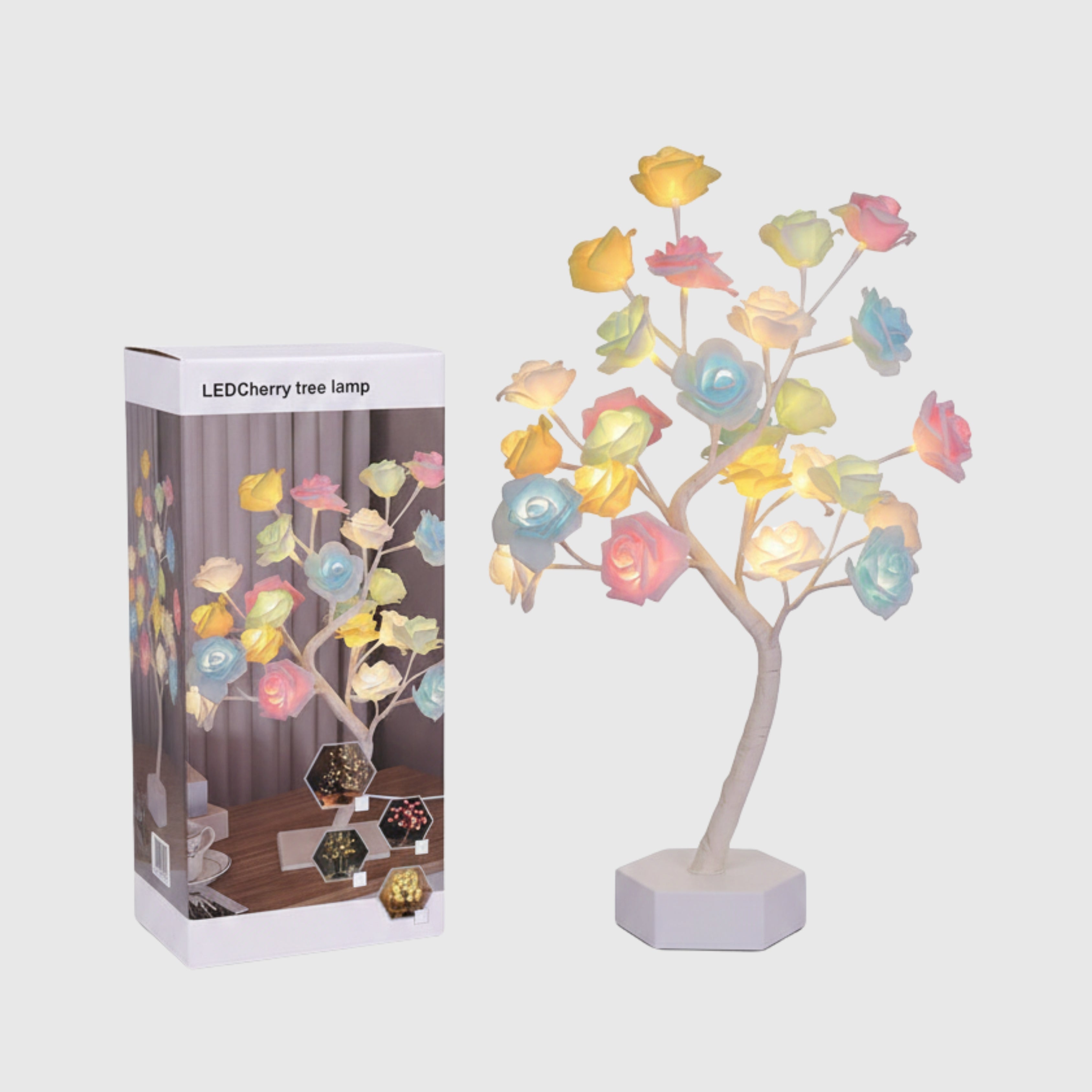 LED Rose Tree Lamp