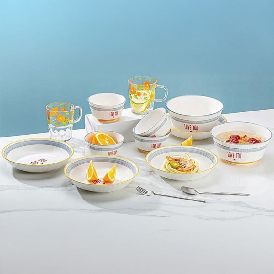 New Bone China 12-Piece Set