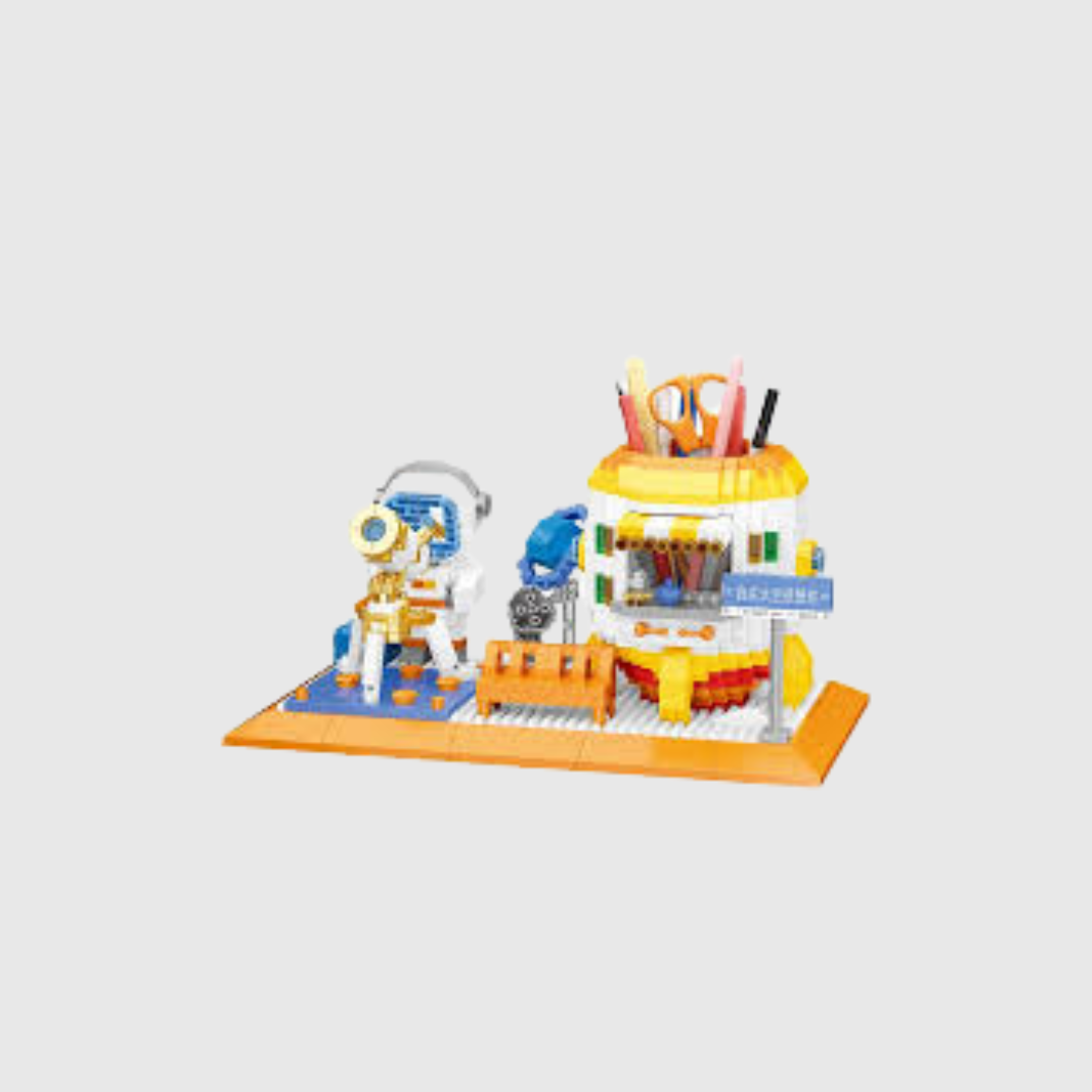 Astronomical Astronaut Pen Holder