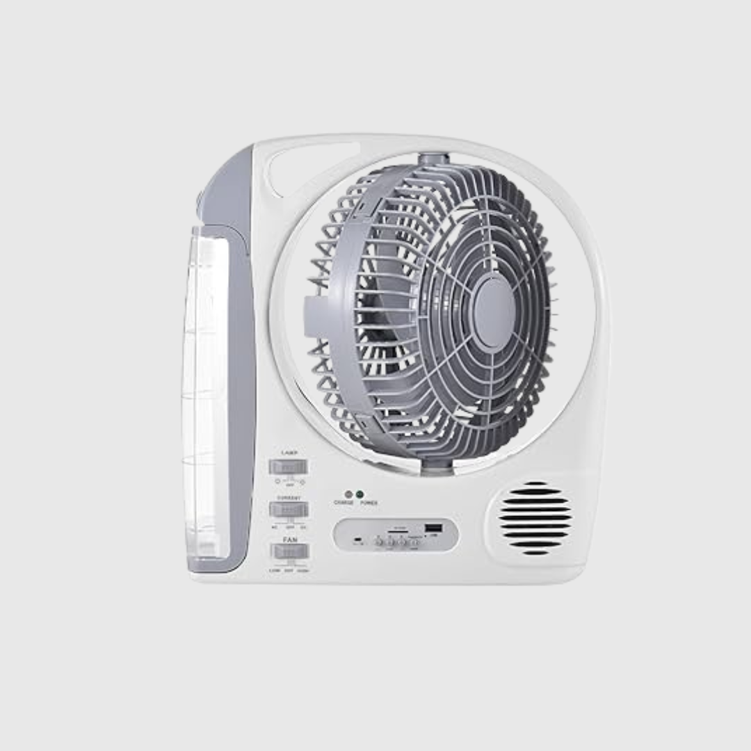 8-inch Solar USB Charging Fan