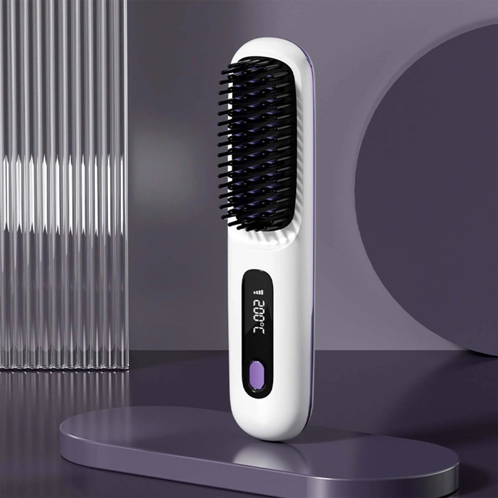 Iron Hair Straightener Brush