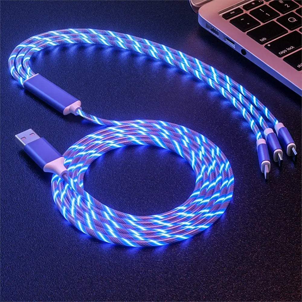 Flowing Light Cable Charger 3 in 1