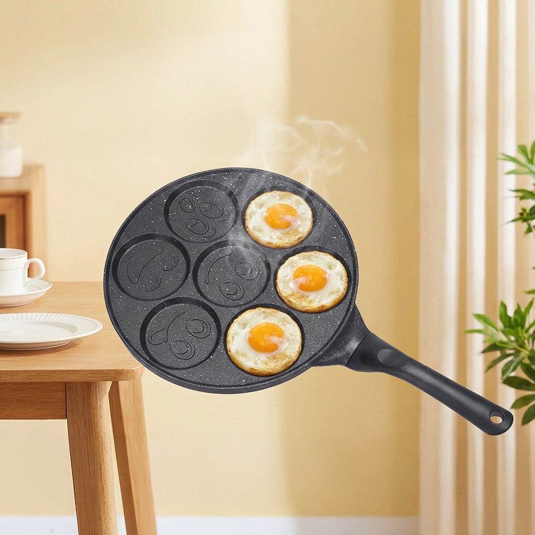 Seven-Hole Cartoon Frying Pan